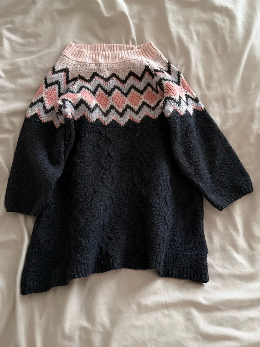 H&M Cat & Jack Carter’s Toddler Girl Clothing Bundle 3T-5T Sweaters Dresses 7 Pc